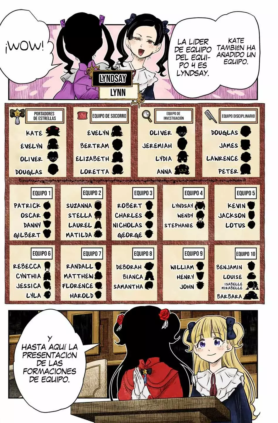 Shadows House Capitulo 195: Nuevos Equipos página 11