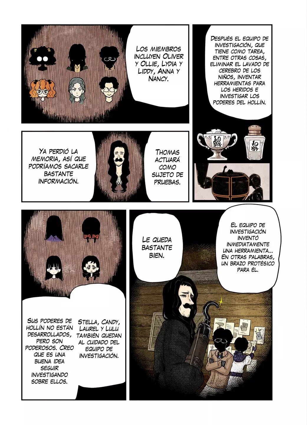 Shadows House Capitulo 210: Formación de equipos de etiqueta página 9