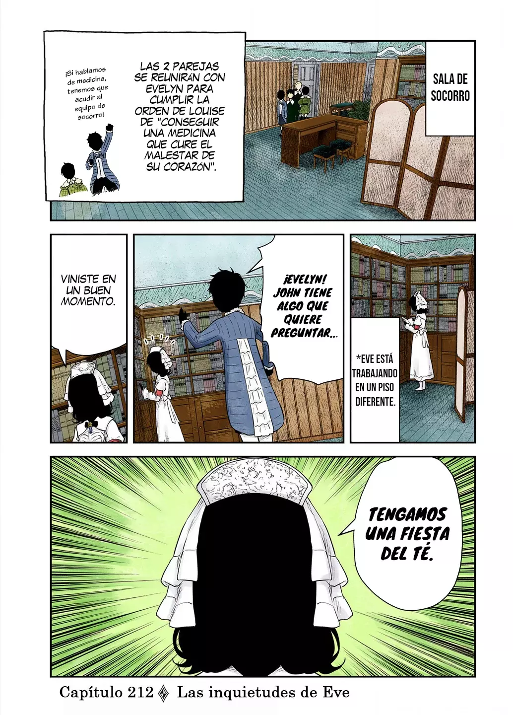 Shadows House Capitulo 212: Las inquietudes de Eve página 2