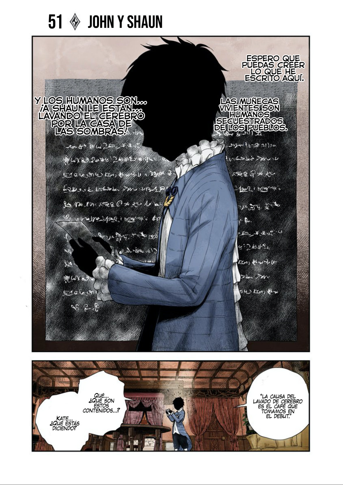 Shadows House Capitulo 51: John y Shaun página 3