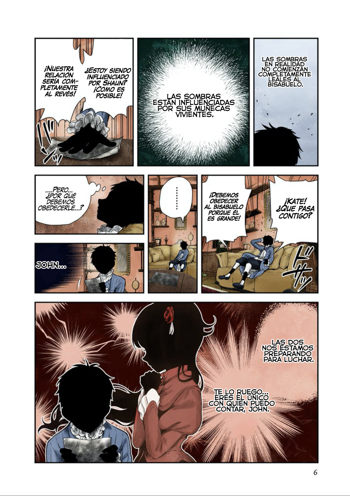 Shadows House Capitulo 51: John y Shaun página 4