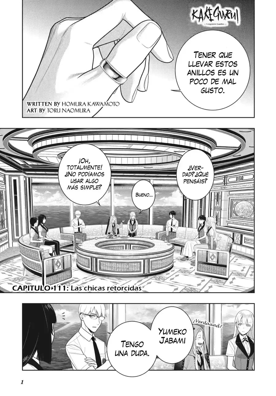 Kakegurui: Compulsive Gambler Capitulo 111 página 3