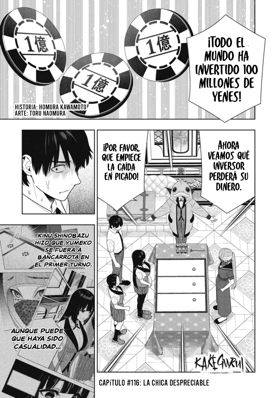Kakegurui: Compulsive Gambler Capitulo 116 página 2