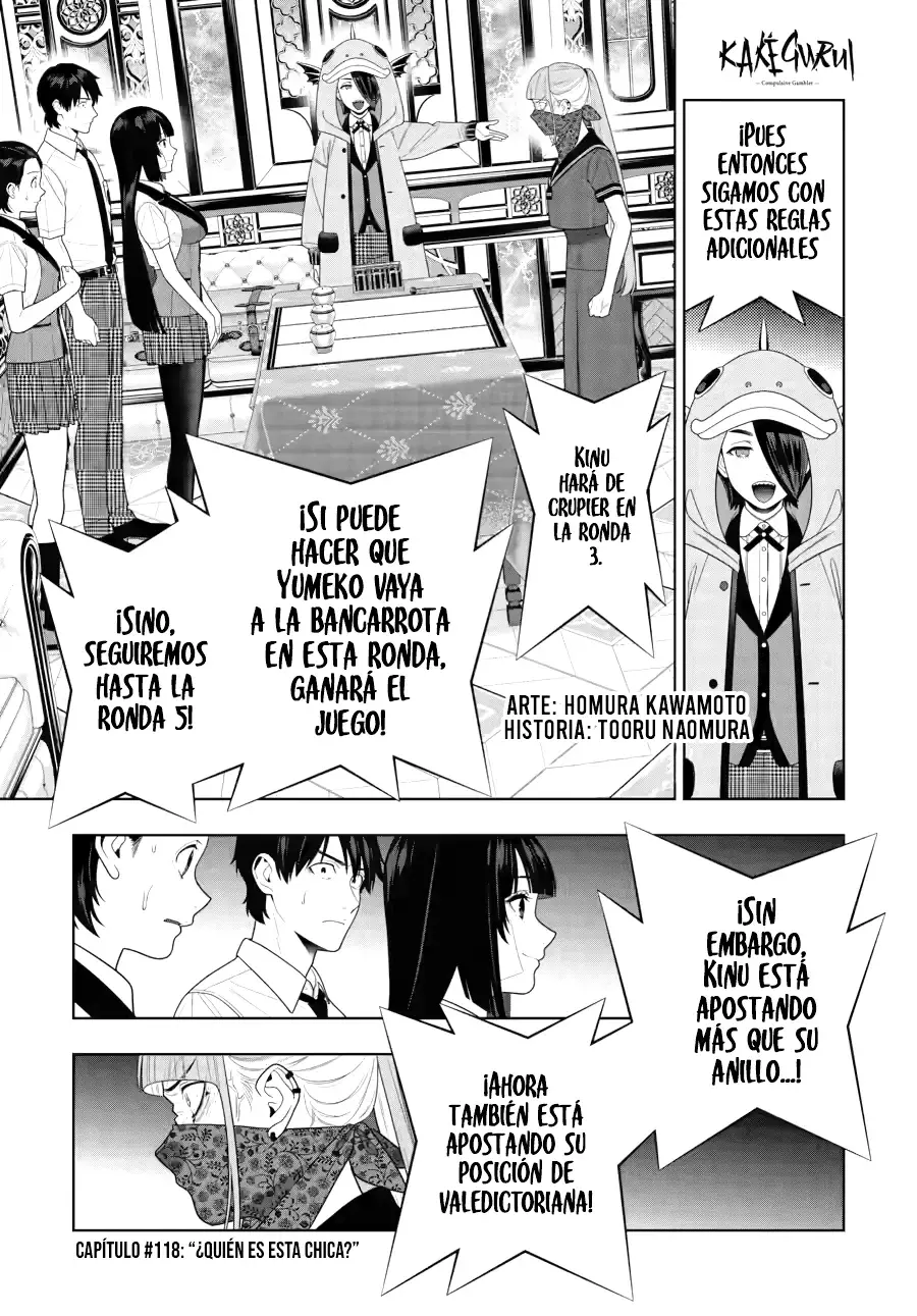 Kakegurui: Compulsive Gambler Capitulo 118 página 2