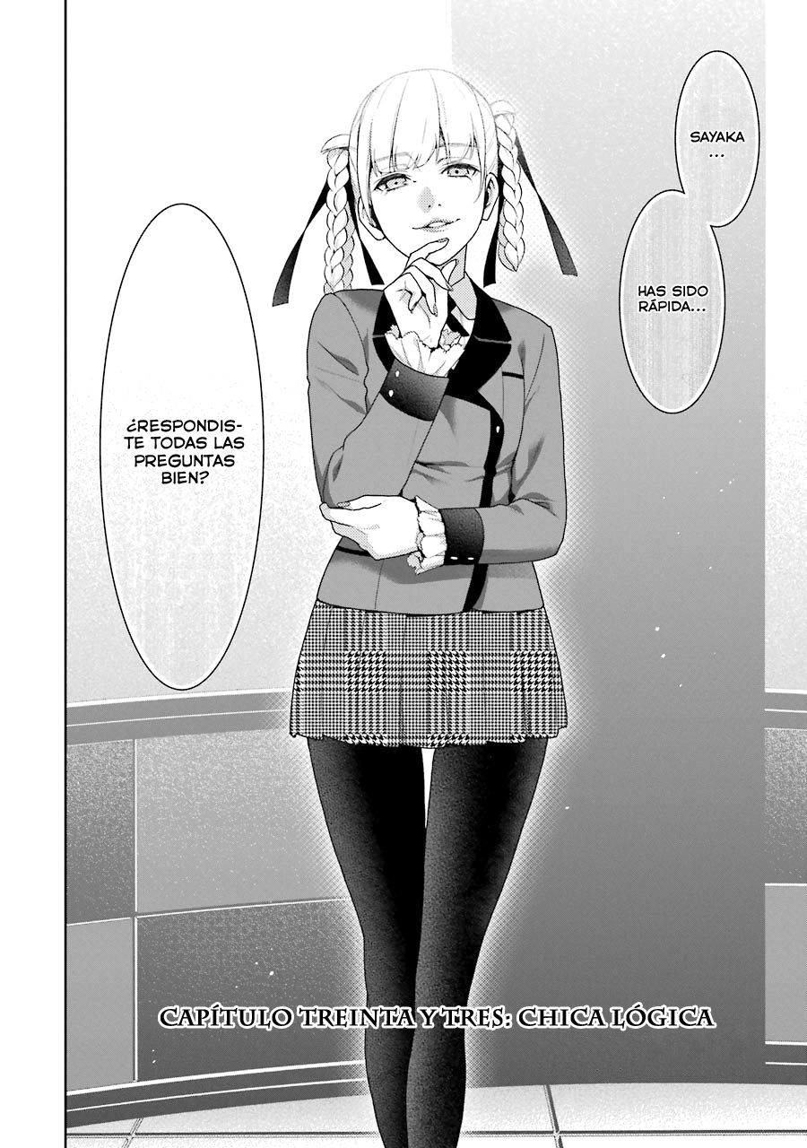 Kakegurui: Compulsive Gambler Capitulo 33 página 11