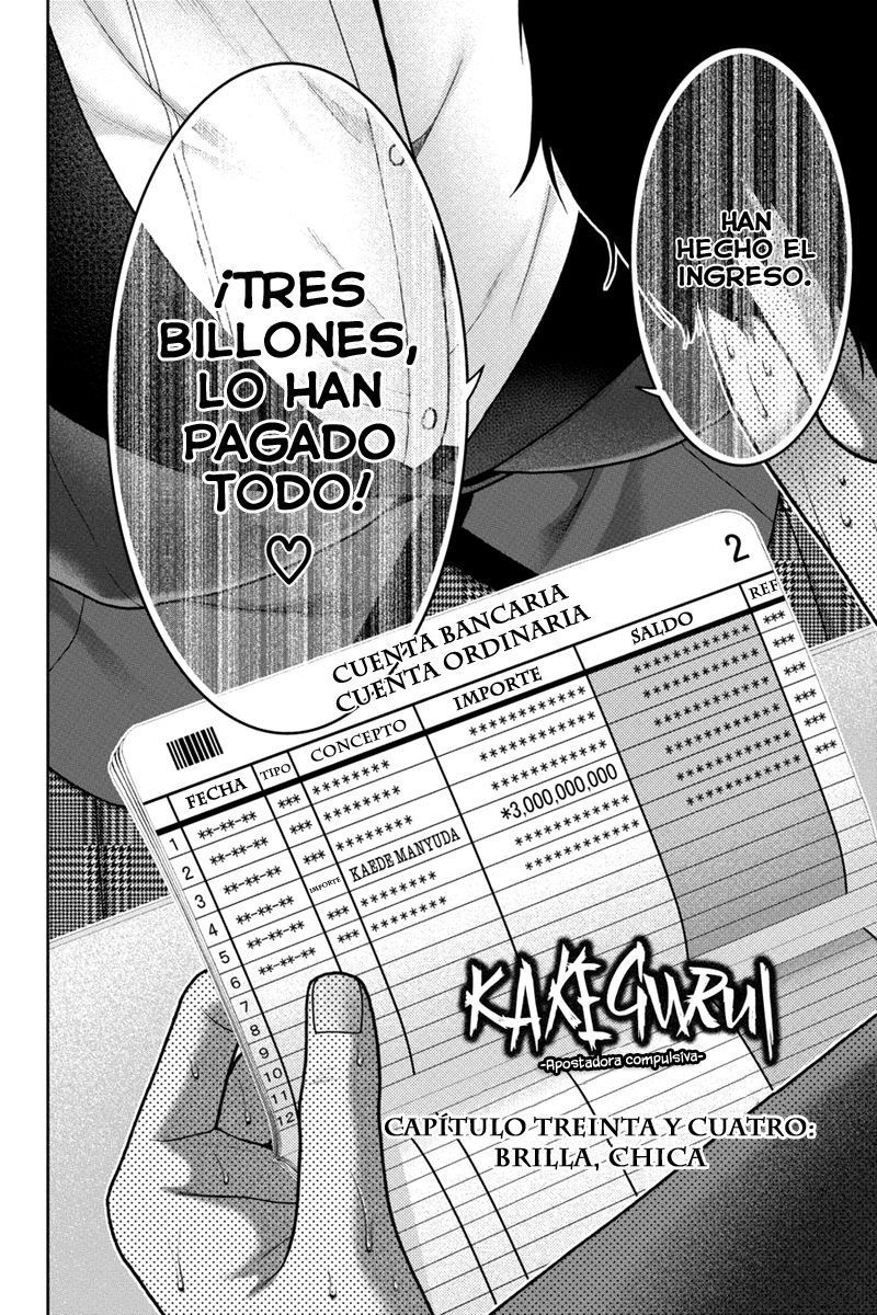 Kakegurui: Compulsive Gambler Capitulo 34 página 3