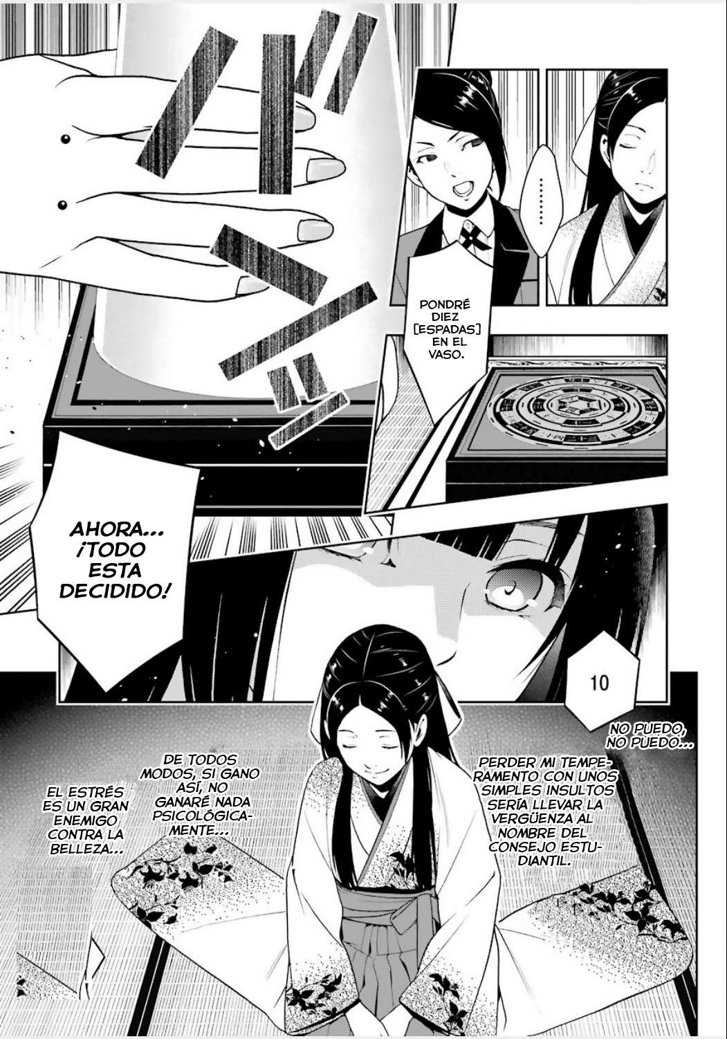 Kakegurui: Compulsive Gambler Capitulo 4: Las Mujeres Dementes de la Academia Hyakkaou página 10