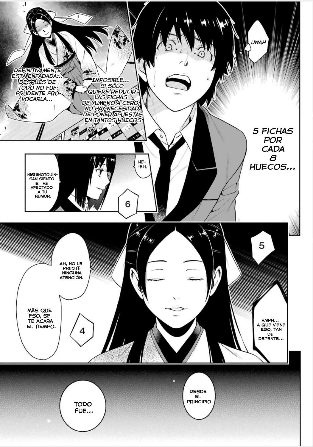 Kakegurui: Compulsive Gambler Capitulo 4: Las Mujeres Dementes de la Academia Hyakkaou página 12