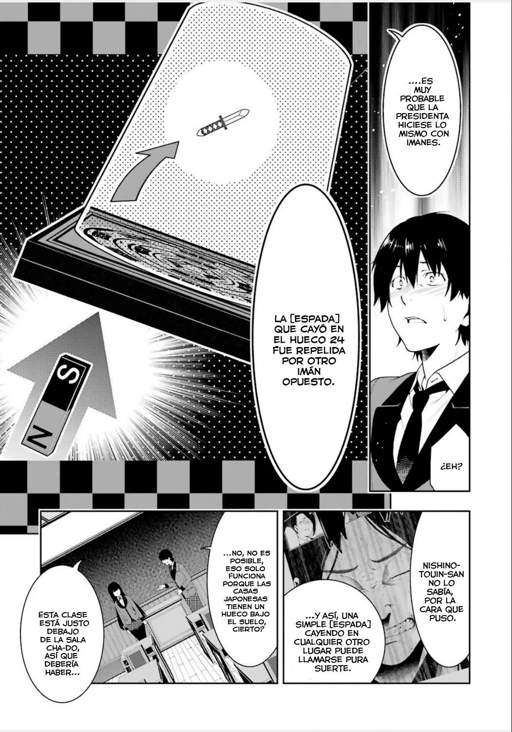 Kakegurui: Compulsive Gambler Capitulo 4: Las Mujeres Dementes de la Academia Hyakkaou página 38