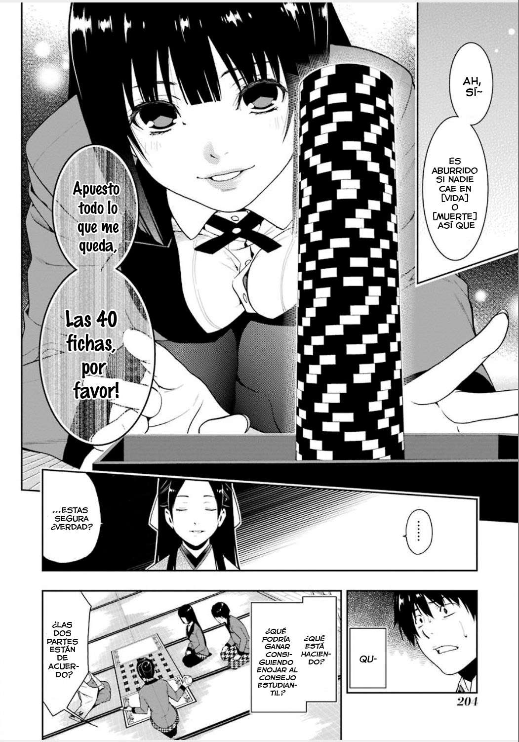 Kakegurui: Compulsive Gambler Capitulo 4: Las Mujeres Dementes de la Academia Hyakkaou página 9