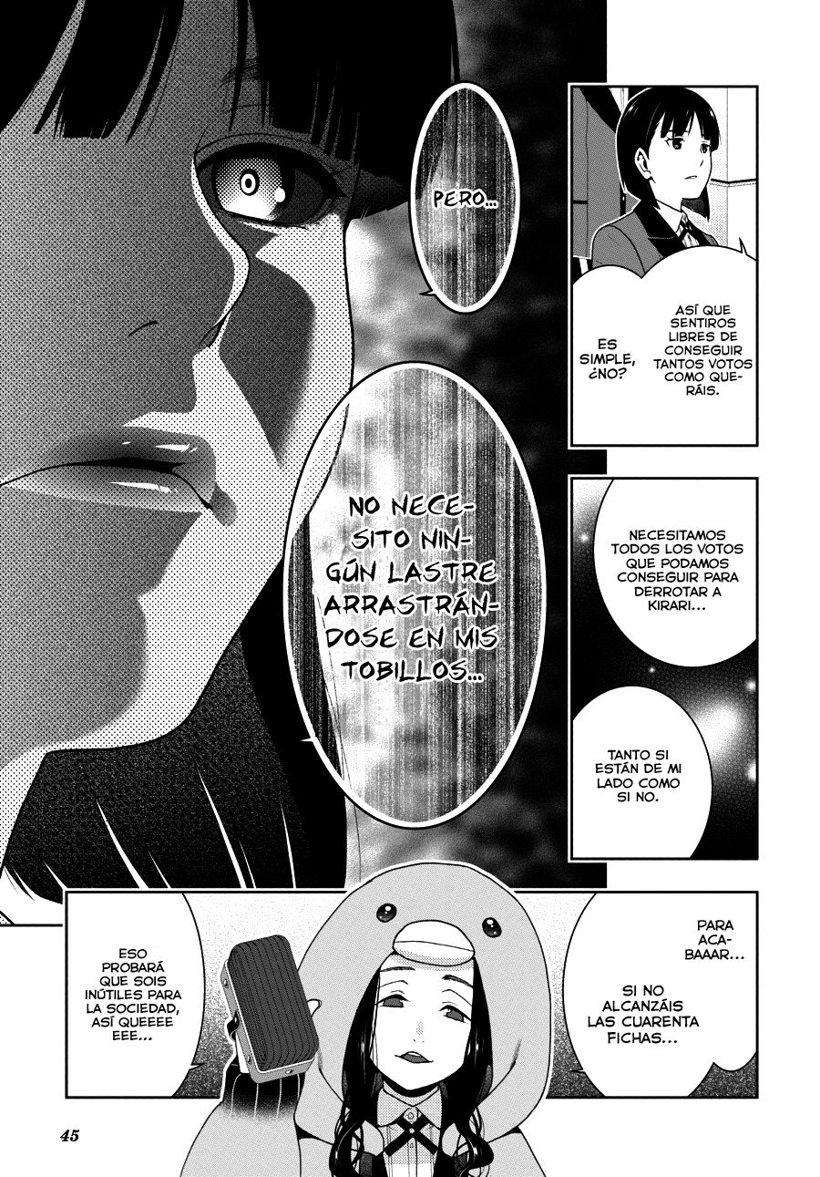 Kakegurui: Compulsive Gambler Capitulo 45 página 46