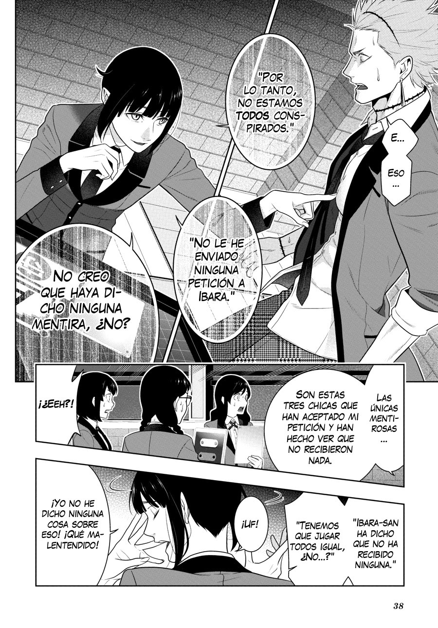 Kakegurui: Compulsive Gambler Capitulo 59 página 38