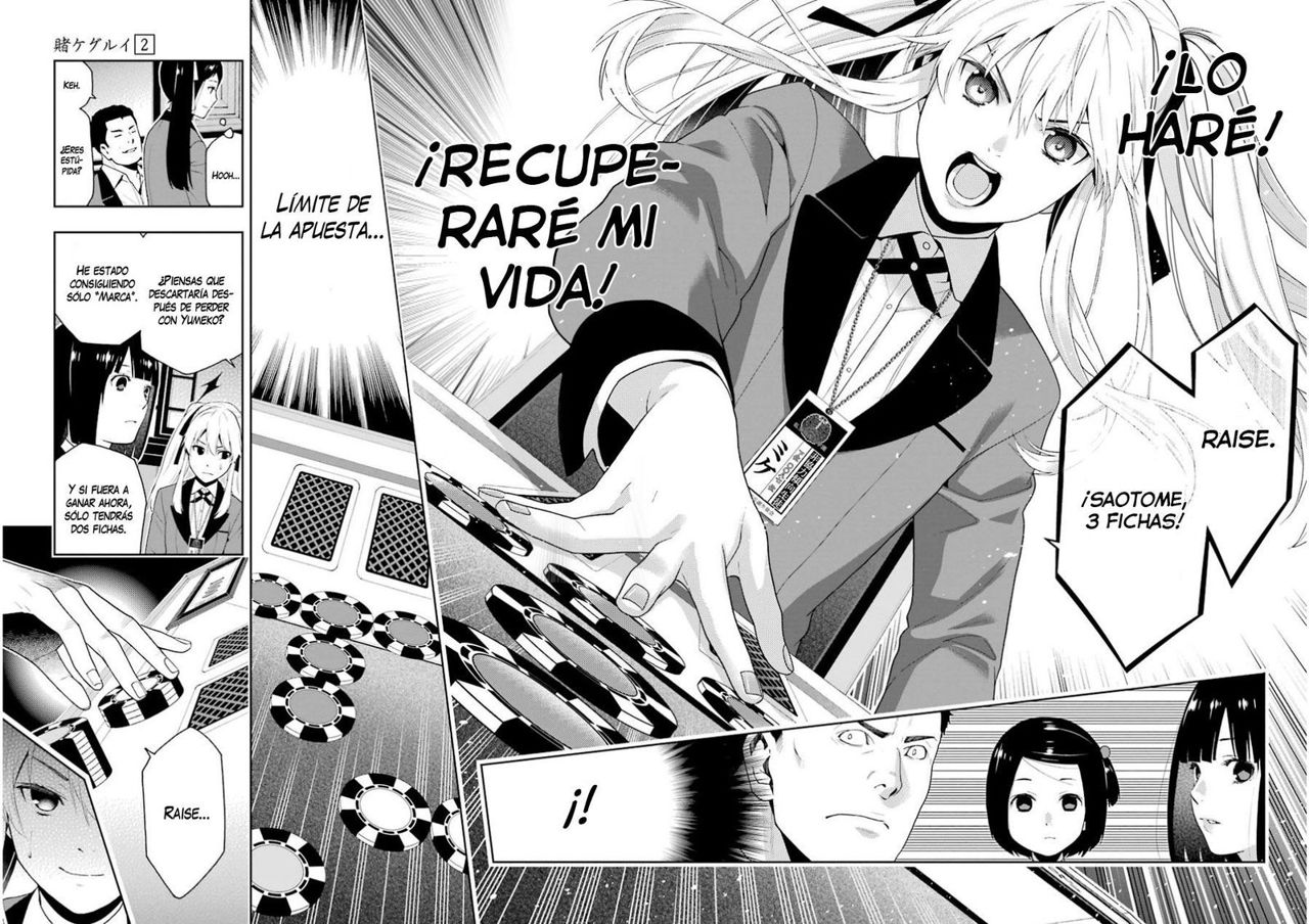 Kakegurui: Compulsive Gambler Capitulo 6: La Mujer que Compite con la Sociedad página 47
