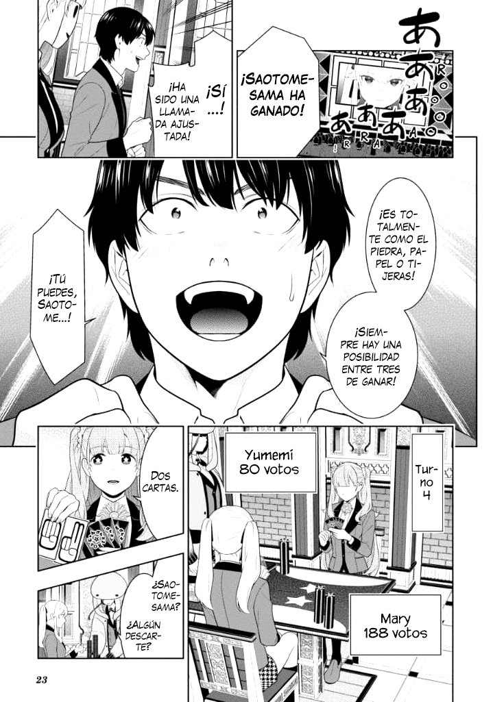 Kakegurui: Compulsive Gambler Capitulo 66 página 25