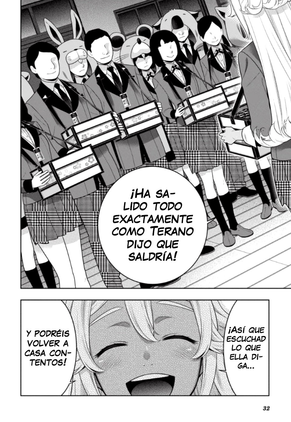 Kakegurui: Compulsive Gambler Capitulo 71 página 32