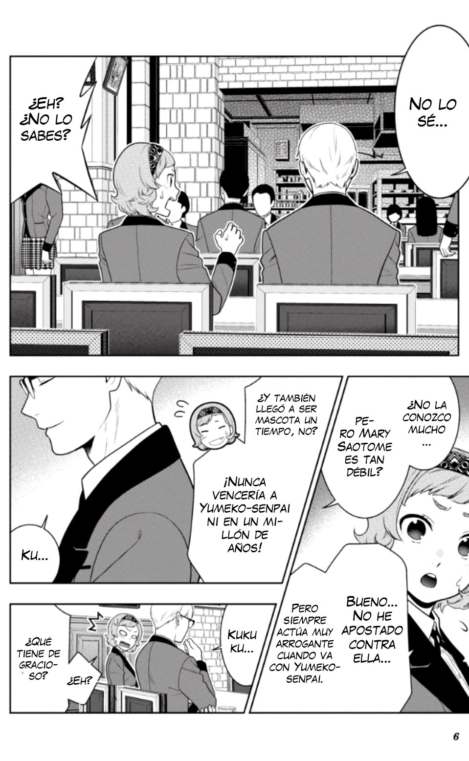Kakegurui: Compulsive Gambler Capitulo 71 página 6