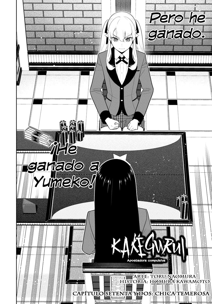 Kakegurui: Compulsive Gambler Capitulo 72 página 4