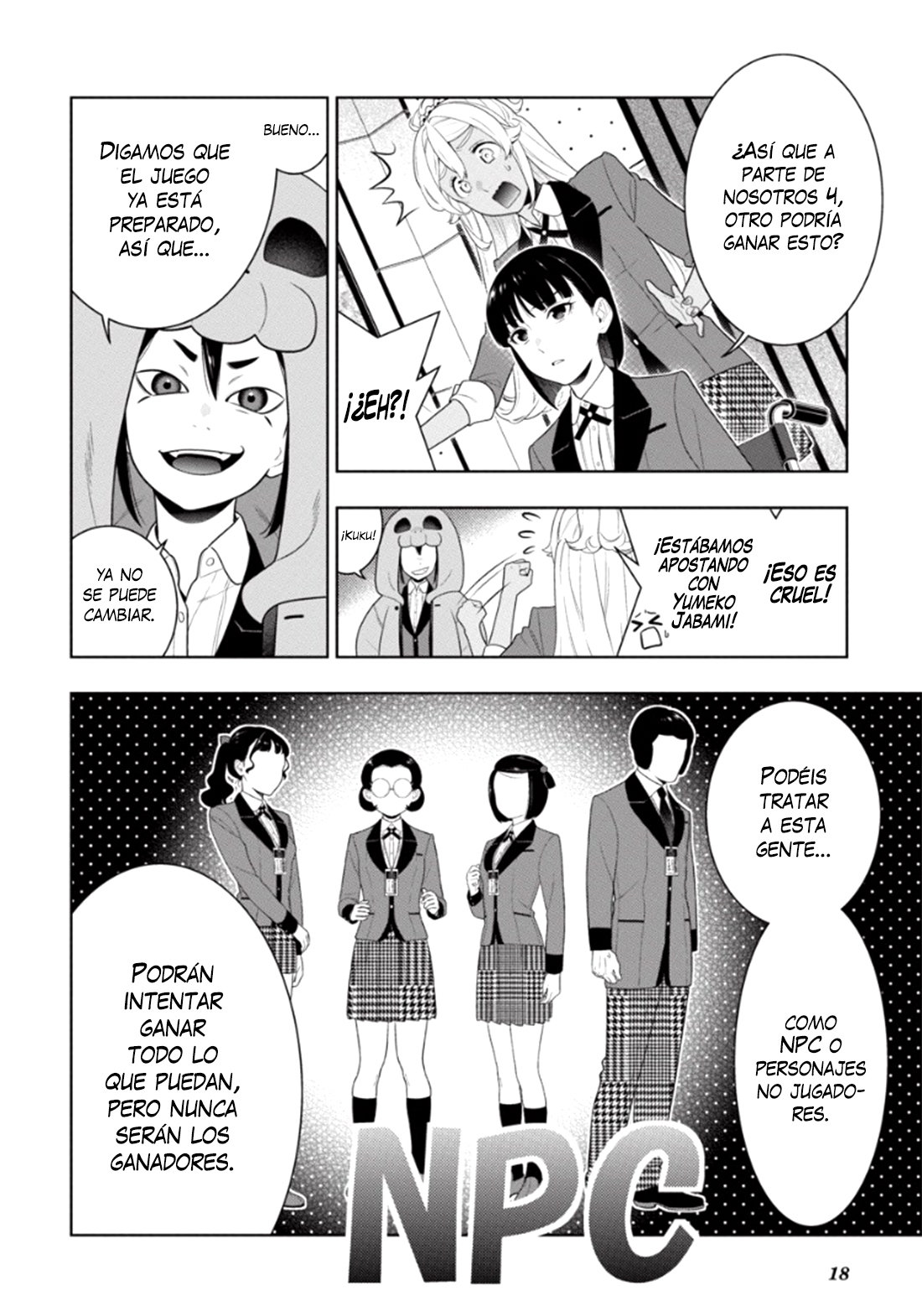 Kakegurui: Compulsive Gambler Capitulo 77 página 18