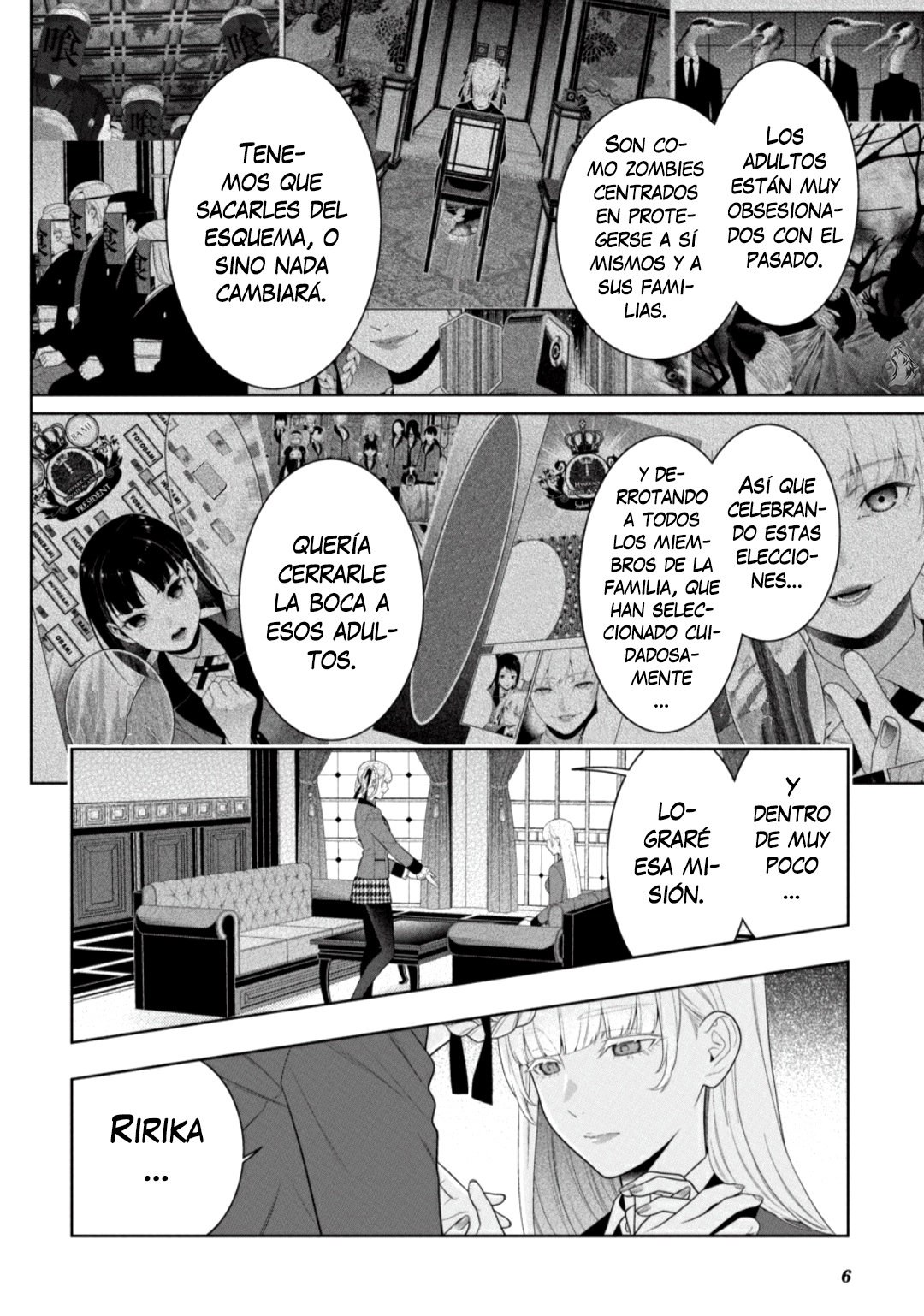 Kakegurui: Compulsive Gambler Capitulo 83.2 página 6