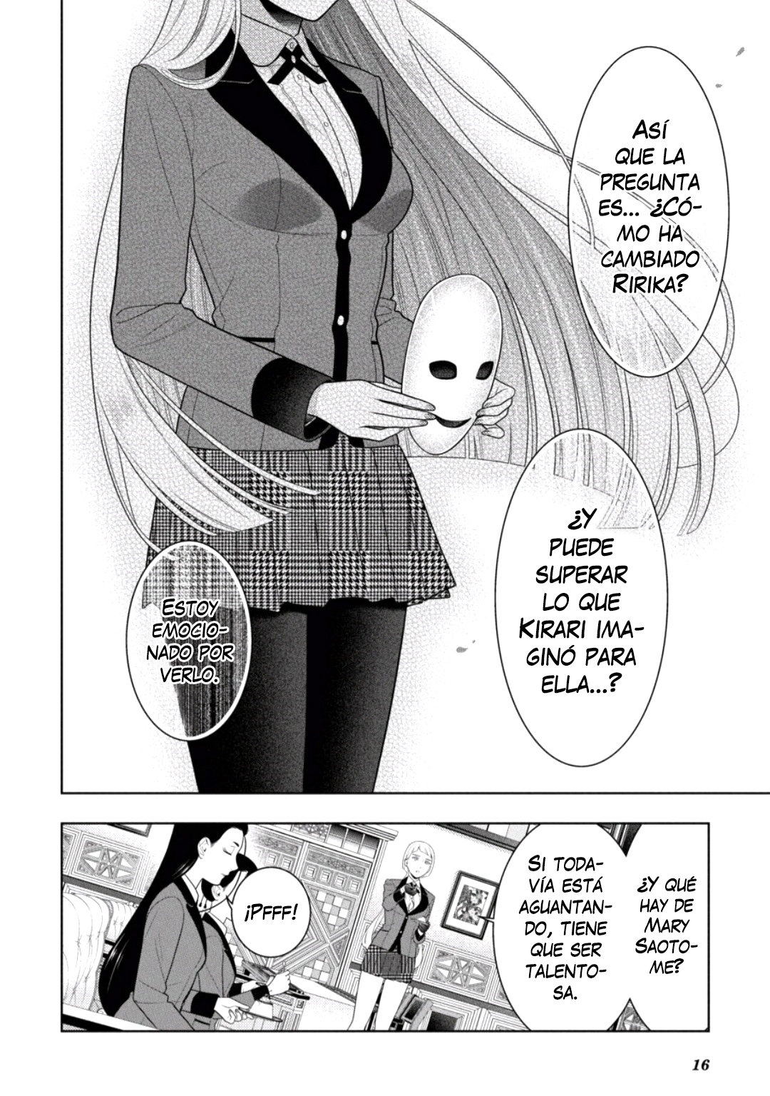 Kakegurui: Compulsive Gambler Capitulo 83 página 15
