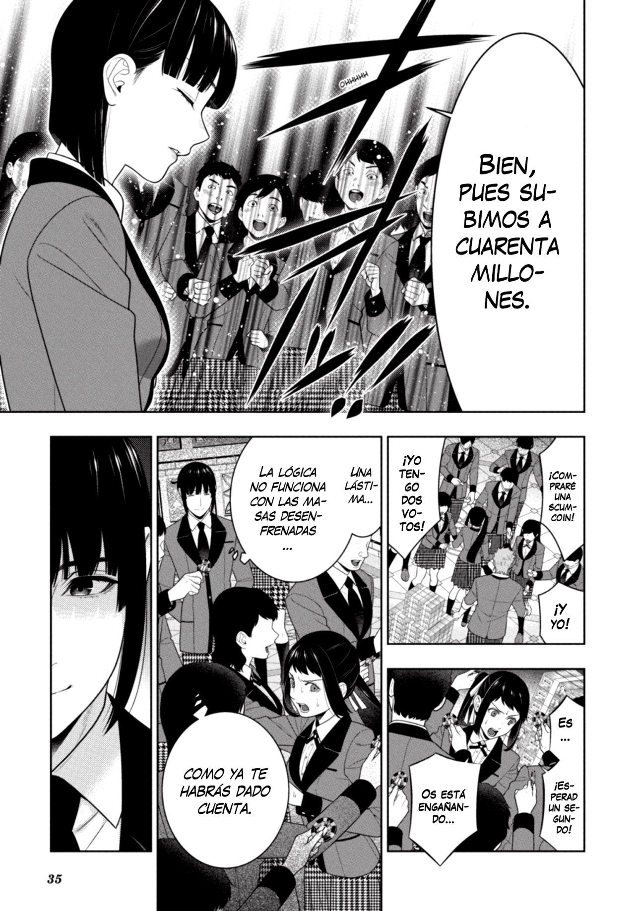 Kakegurui: Compulsive Gambler Capitulo 90 página 37