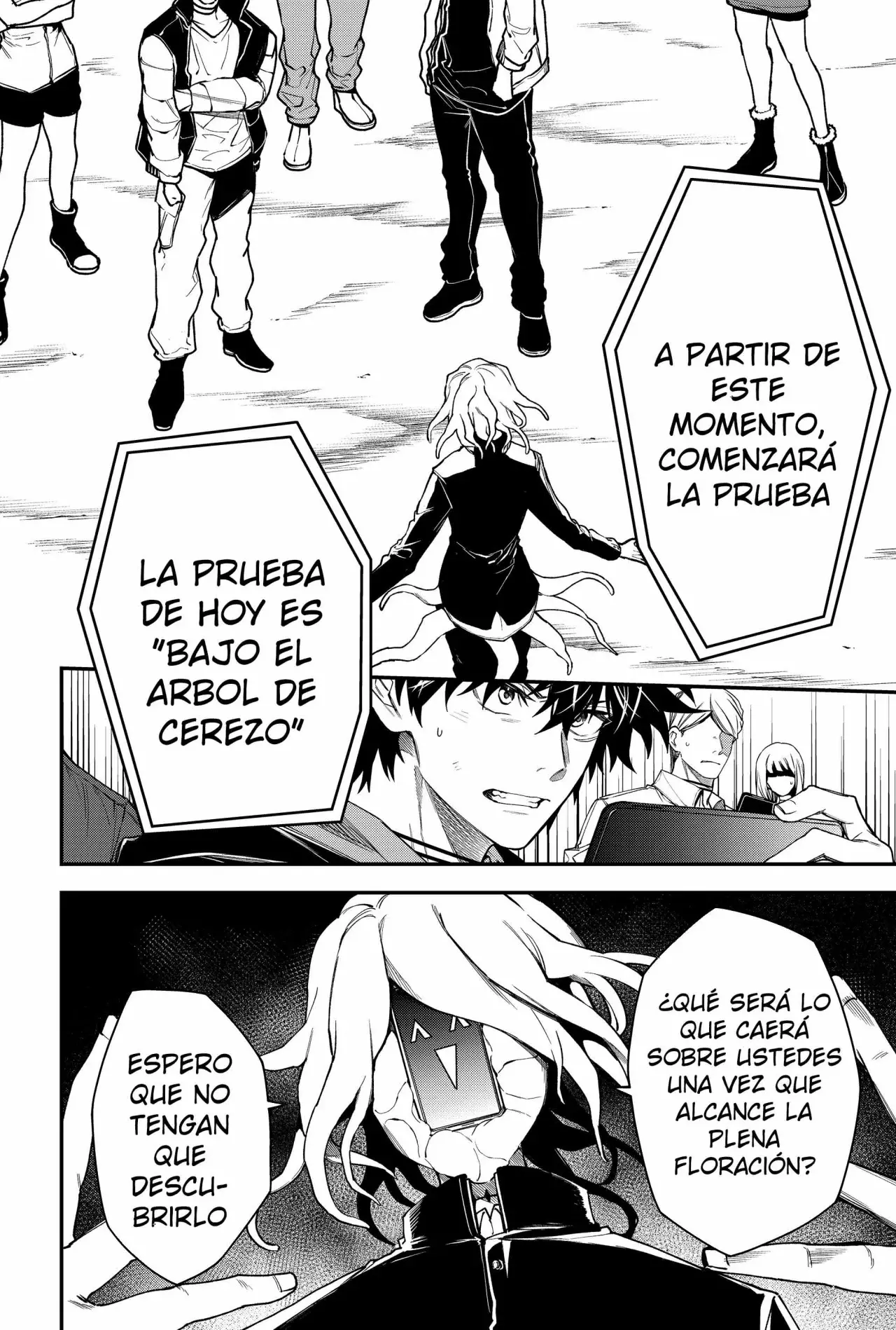 Un juego para salvar a la humanidad Capitulo 46: Bajo el arbol de cerezo página 11