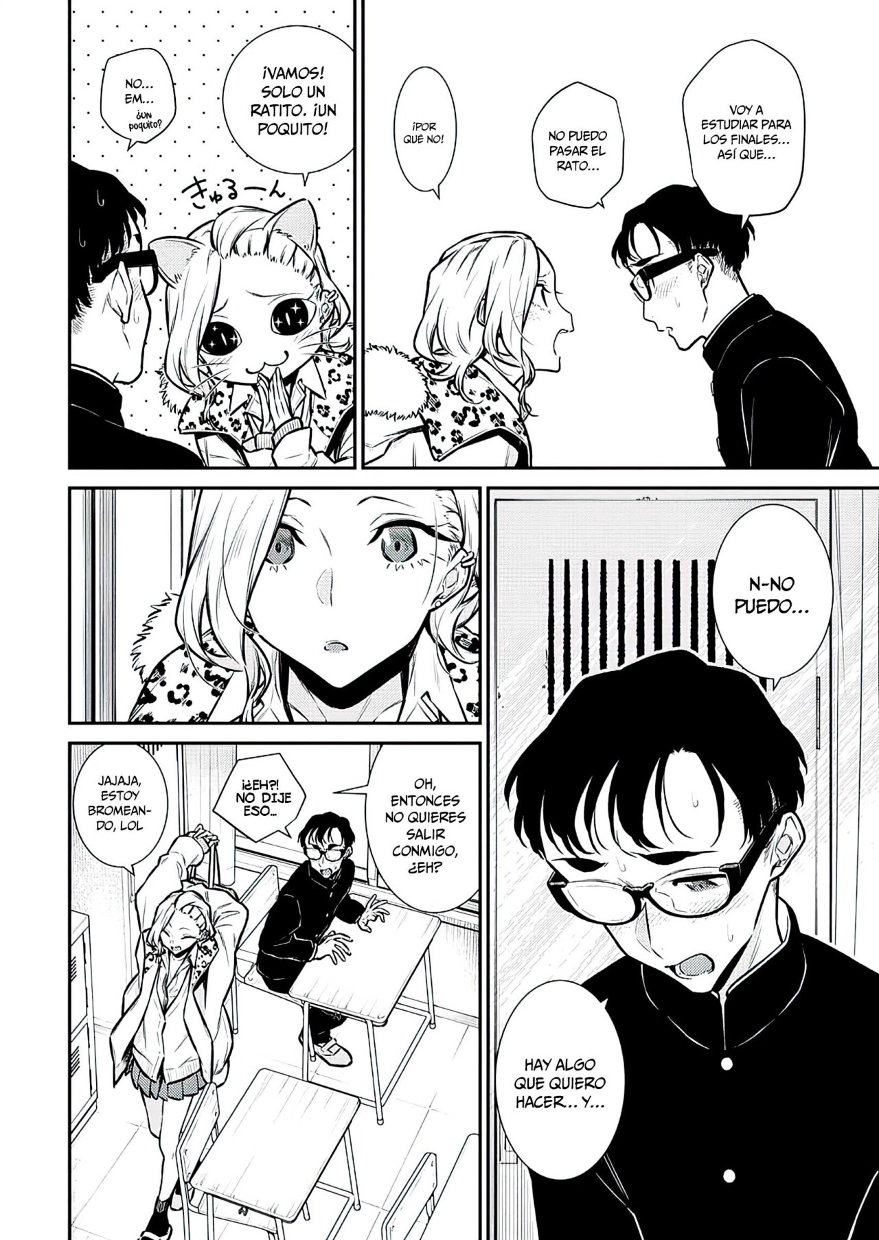 Yancha Gal no Anjou-san Capitulo 102: Anjou-san quiere jugar durante la semana de prueba página 6