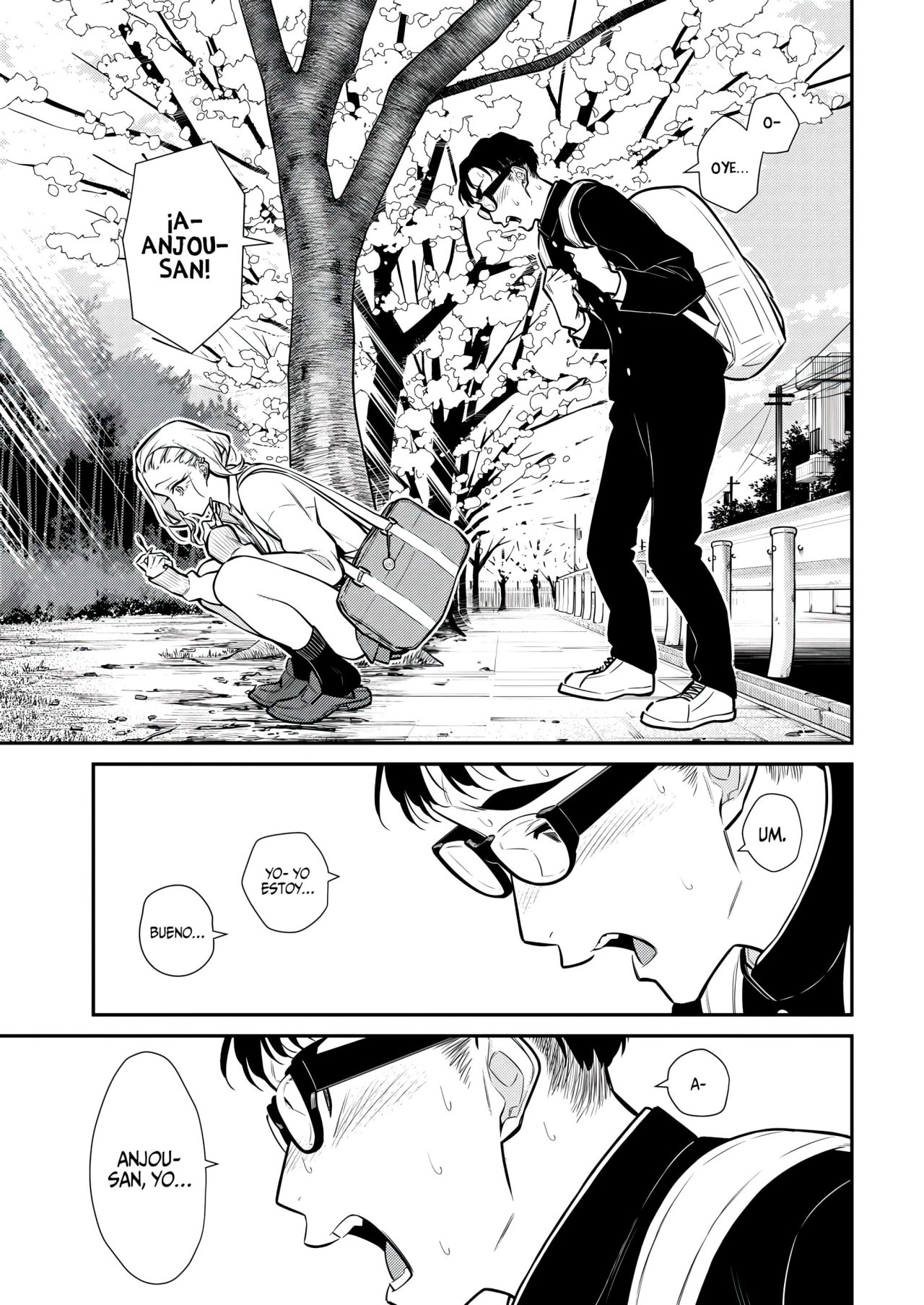 Yancha Gal no Anjou-san Capitulo 112: Anjou-san quiere comer flores de cerezo página 10