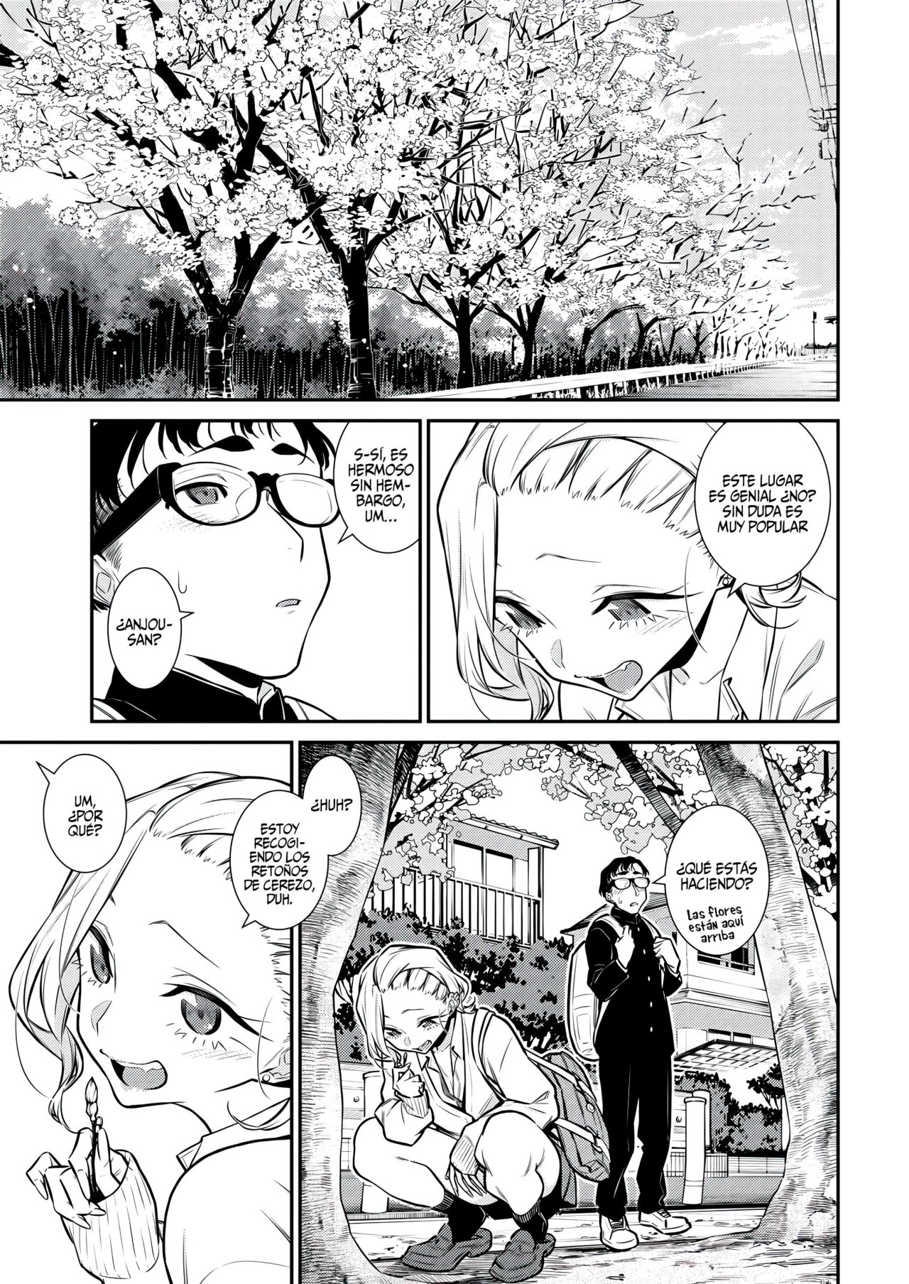 Yancha Gal no Anjou-san Capitulo 112: Anjou-san quiere comer flores de cerezo página 5