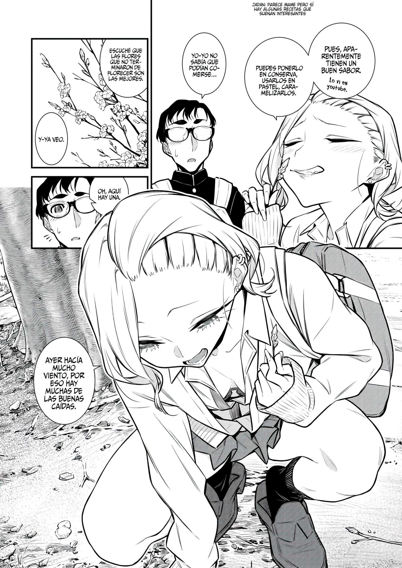 Yancha Gal no Anjou-san Capitulo 112: Anjou-san quiere comer flores de cerezo página 6