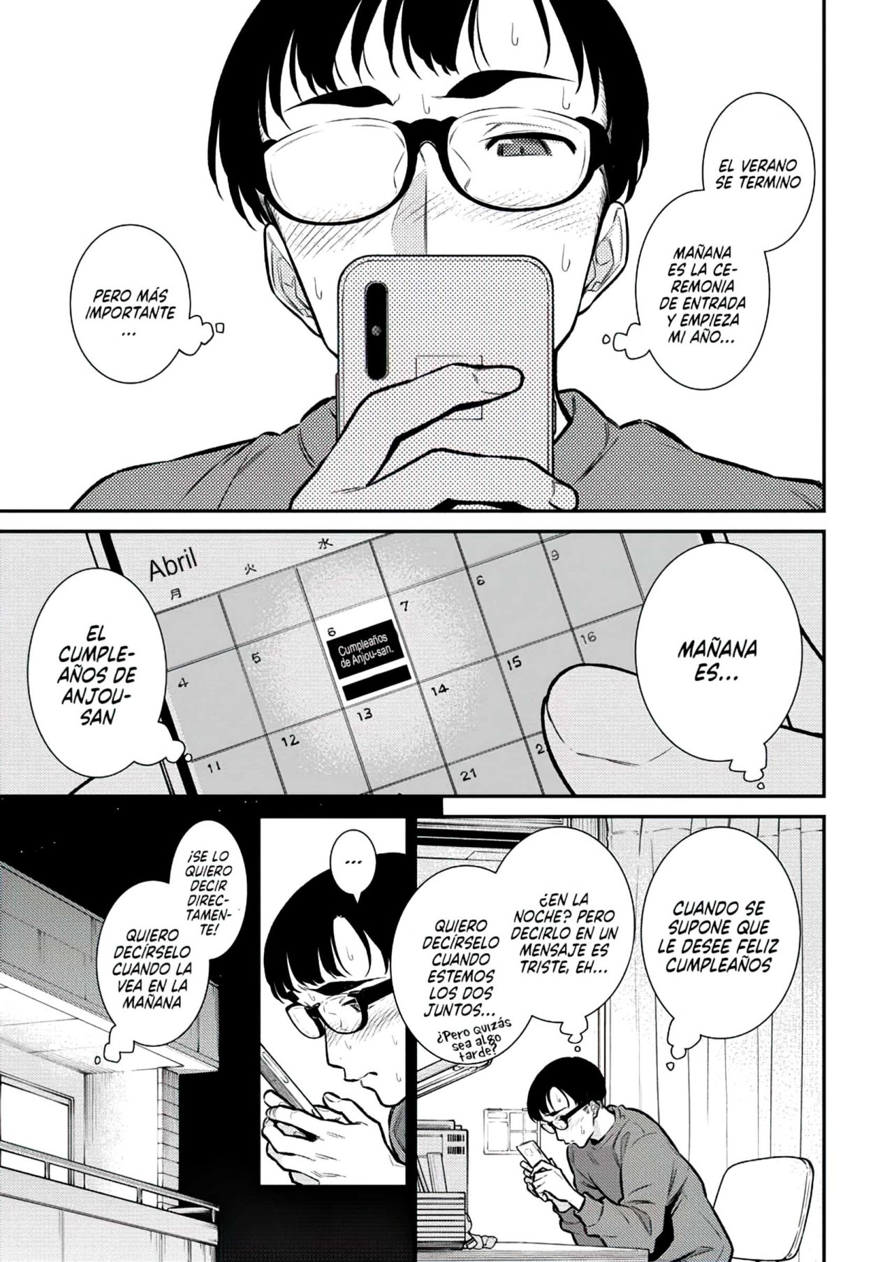 Yancha Gal no Anjou-san Capitulo 126: El cumpleaños de Anjou-san página 4