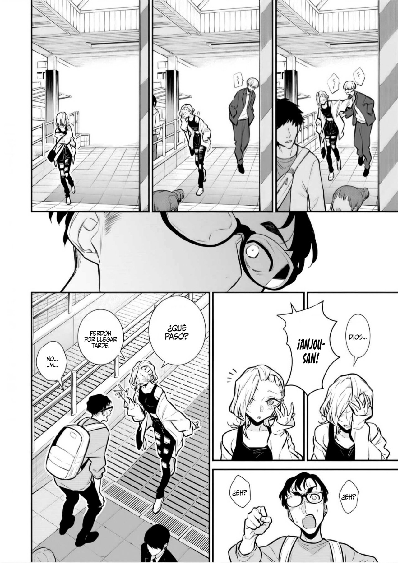 Yancha Gal no Anjou-san Capitulo 132: Quiero tomar tu mano Anjou-san página 10