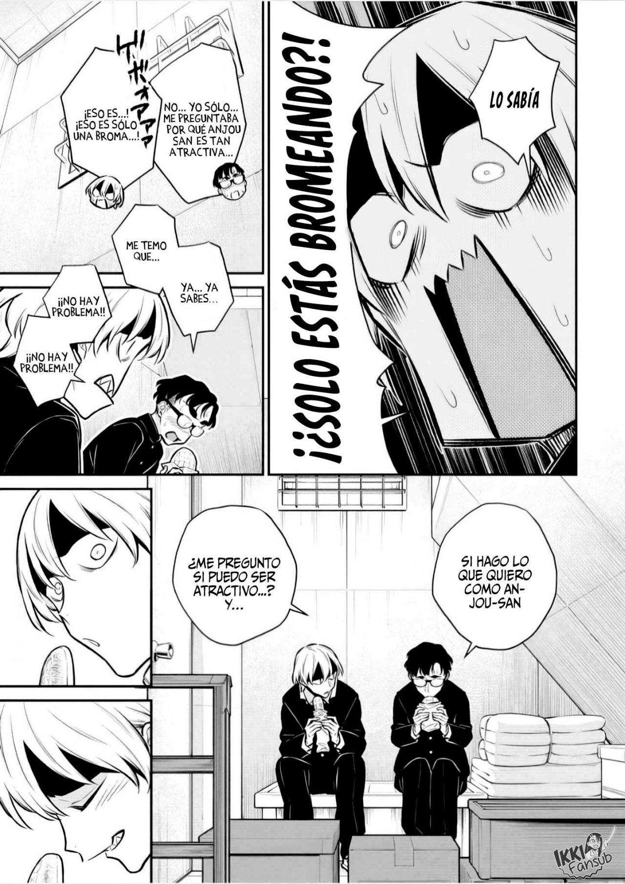 Yancha Gal no Anjou-san Capitulo 132: Quiero tomar tu mano Anjou-san página 7