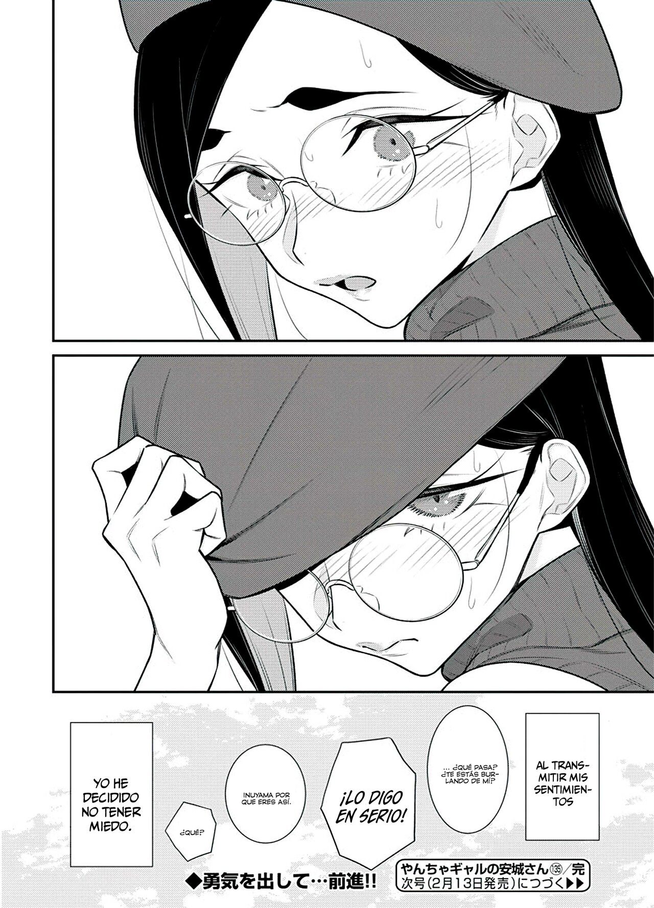 Yancha Gal no Anjou-san Capitulo 142: Inuyama-kun esta de malhumor... página 14