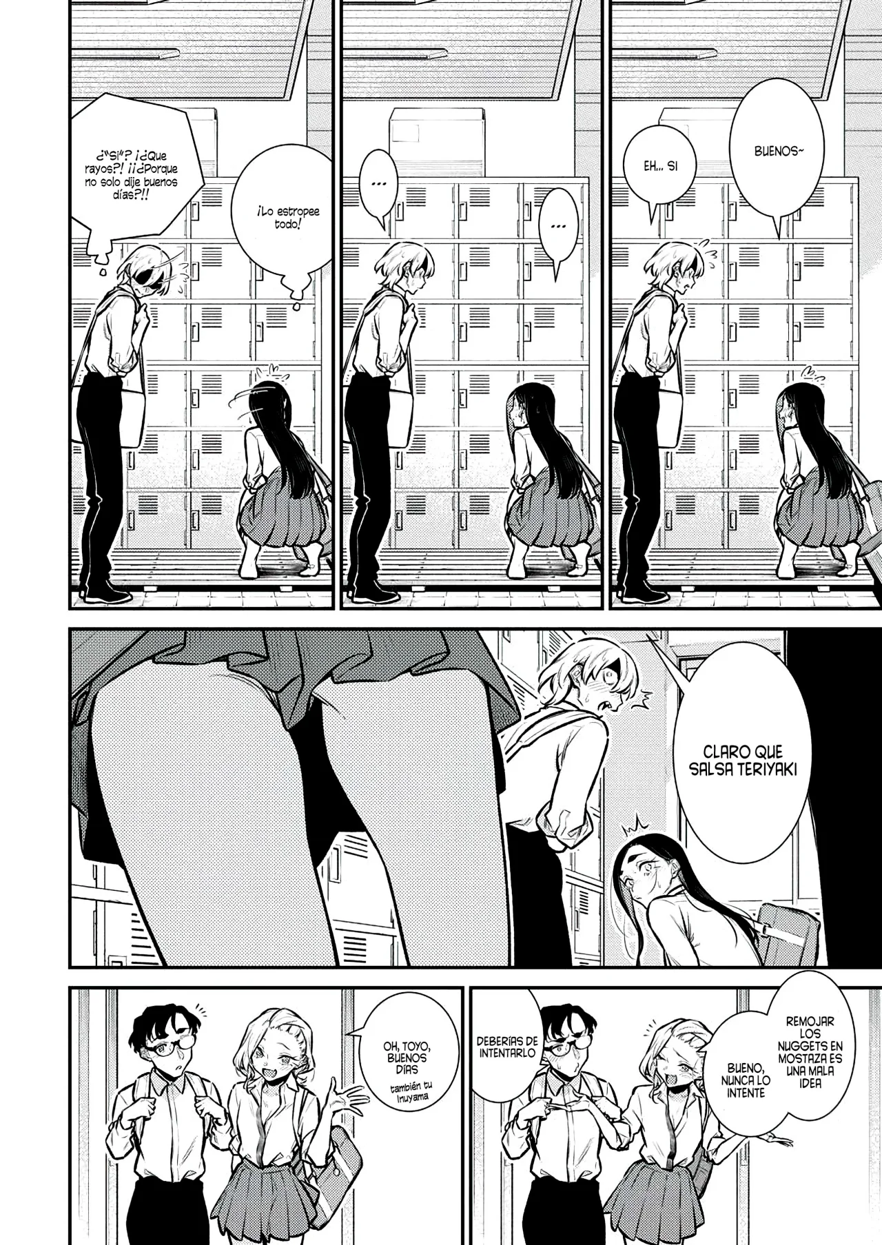 Yancha Gal no Anjou-san Capitulo 153: Tres buenos amigos página 3