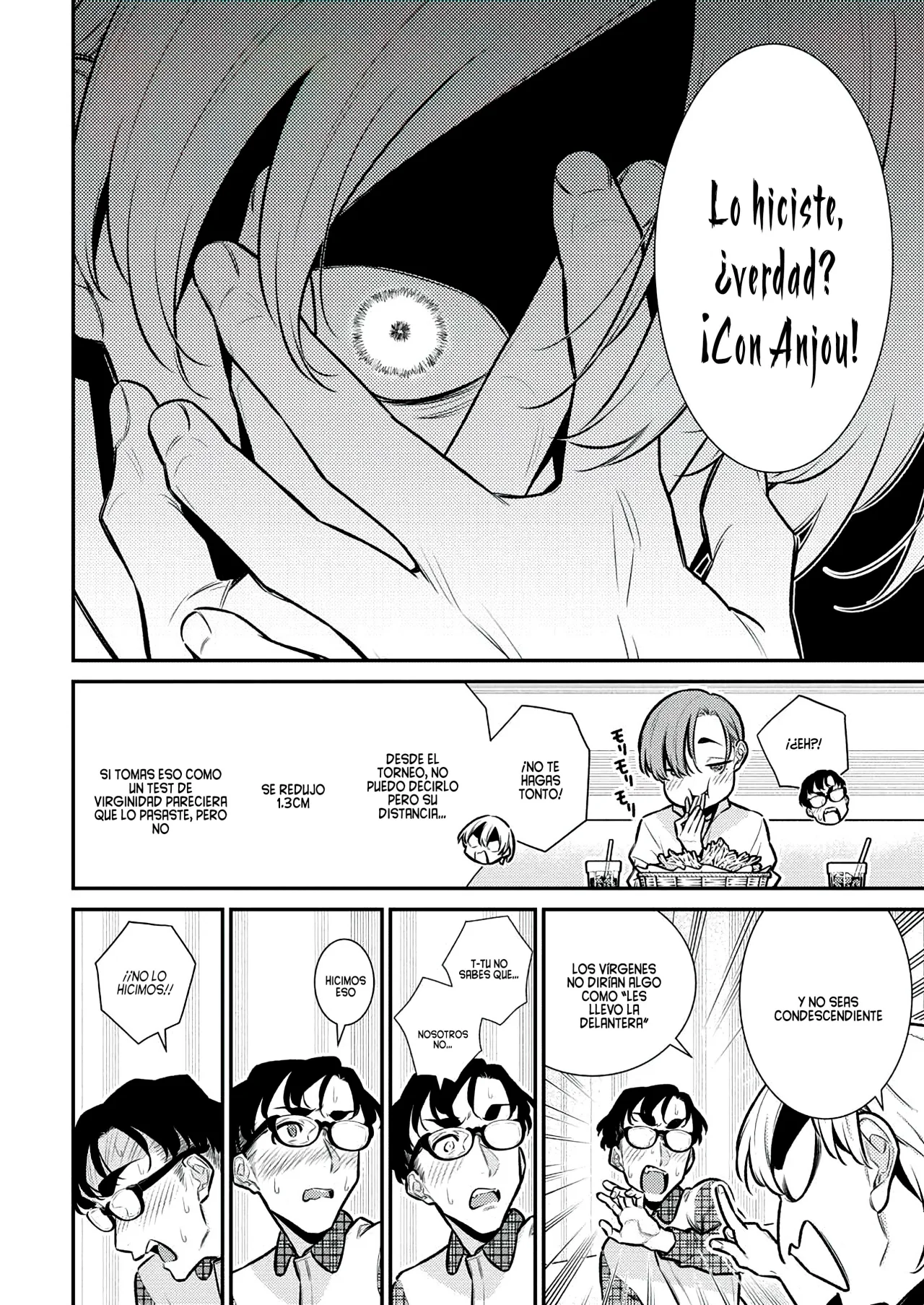 Yancha Gal no Anjou-san Capitulo 153: Tres buenos amigos página 7