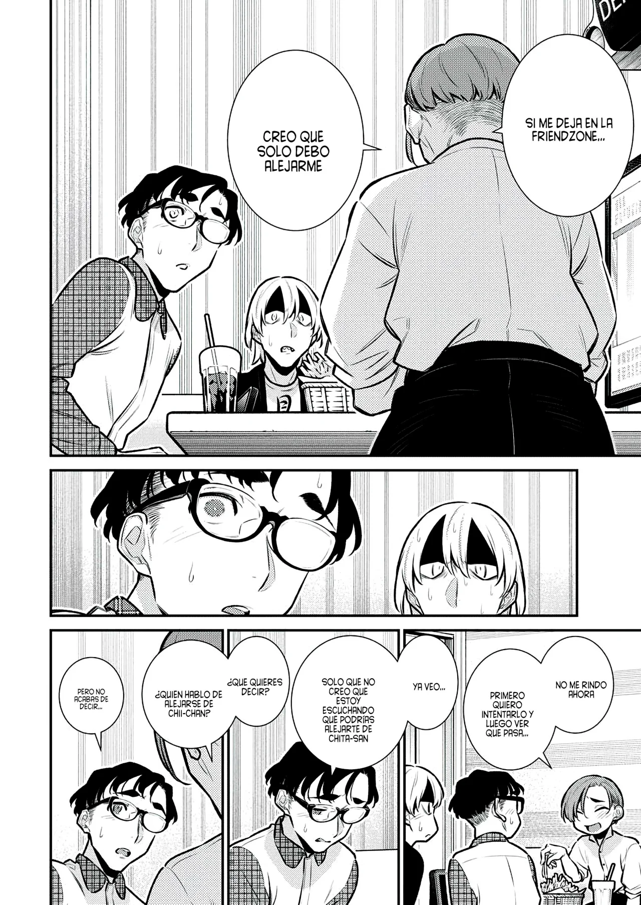 Yancha Gal no Anjou-san Capitulo 153: Tres buenos amigos página 9