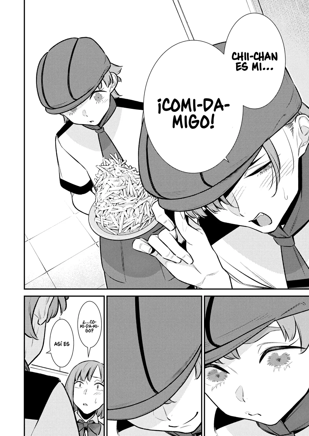 Yancha Gal no Anjou-san Capitulo 170: chita quiere comer papas fritas página 11