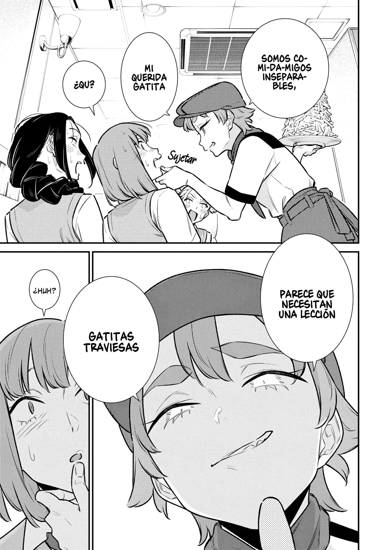 Yancha Gal no Anjou-san Capitulo 170: chita quiere comer papas fritas página 12