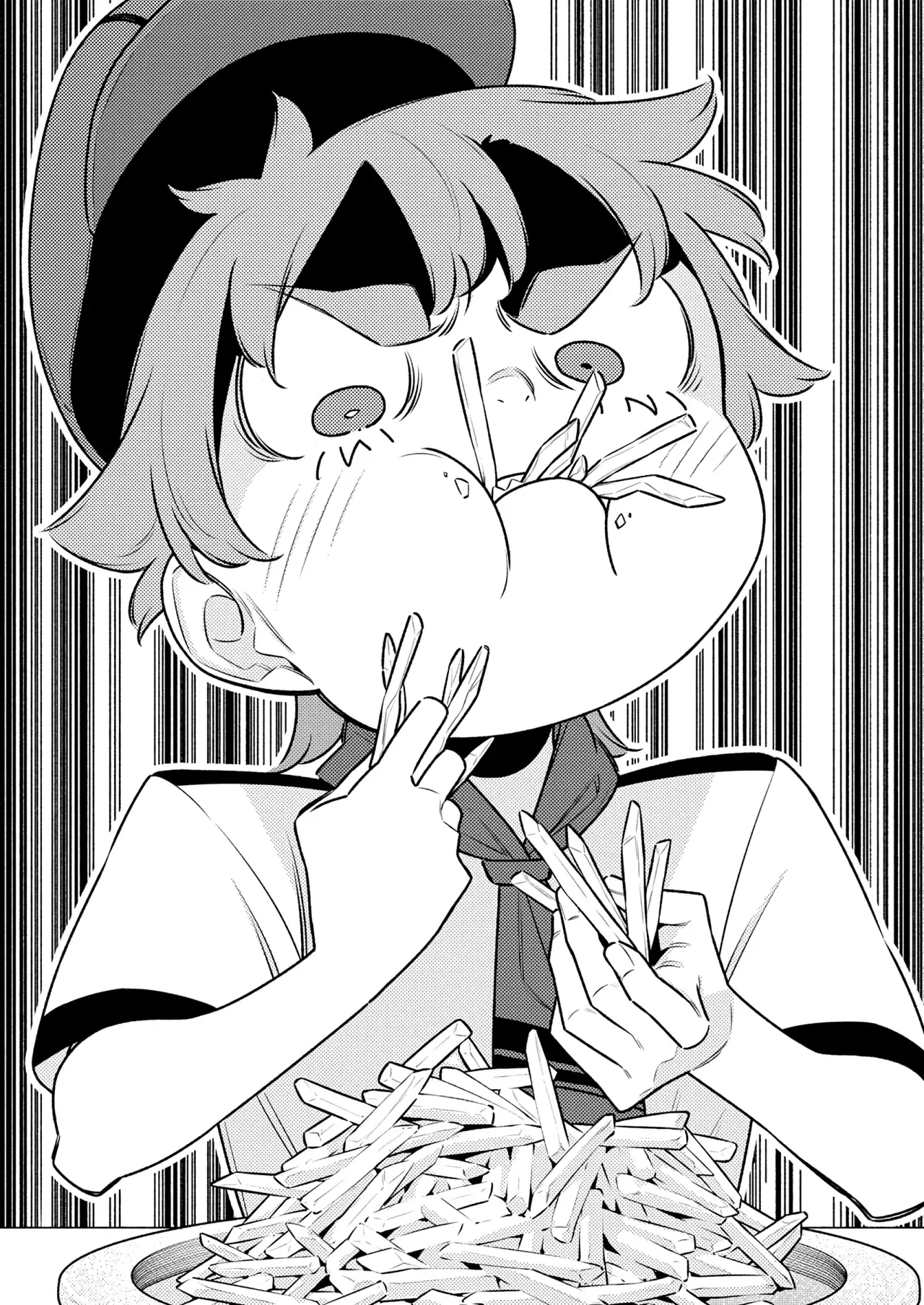 Yancha Gal no Anjou-san Capitulo 170: chita quiere comer papas fritas página 13