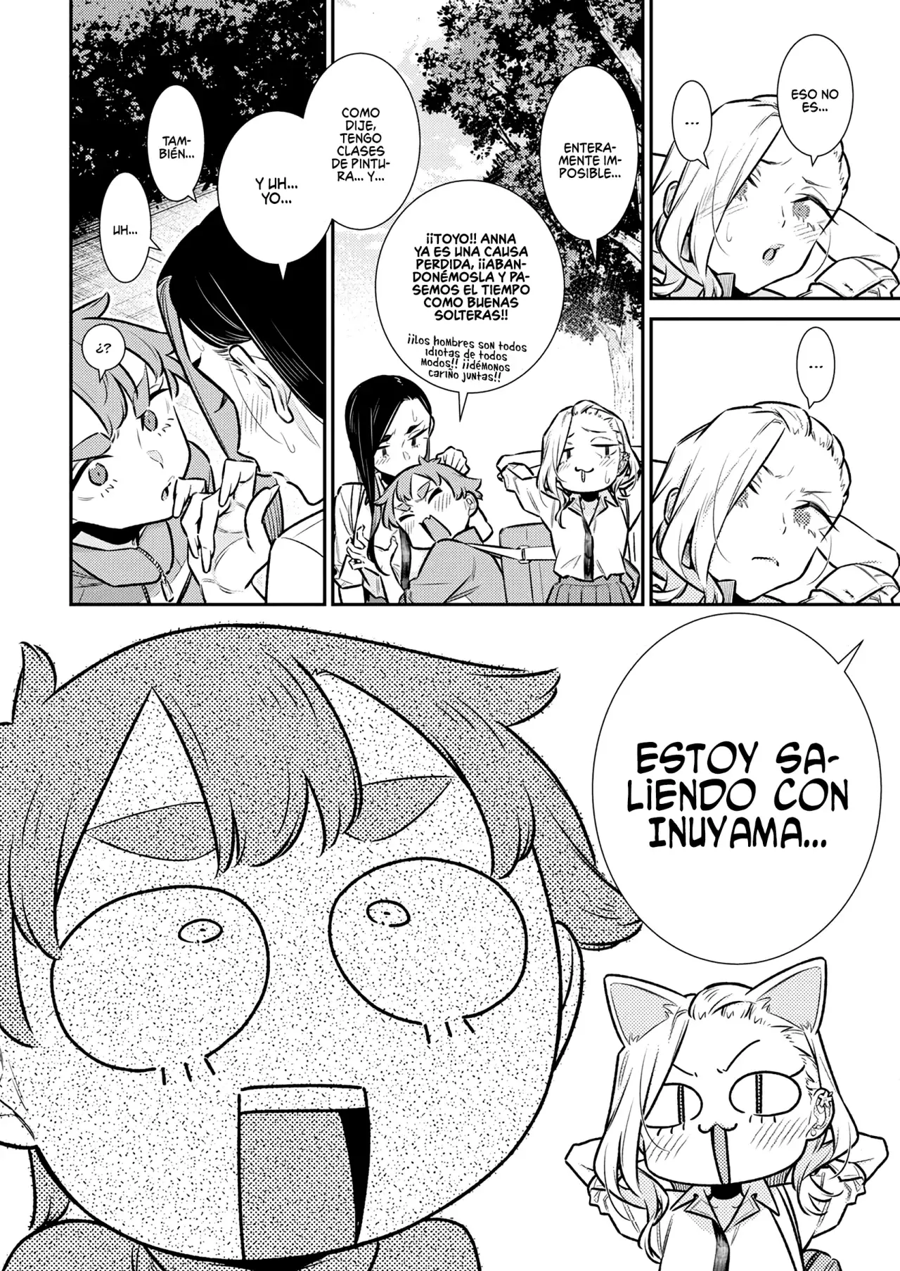 Yancha Gal no Anjou-san Capitulo 170: chita quiere comer papas fritas página 3