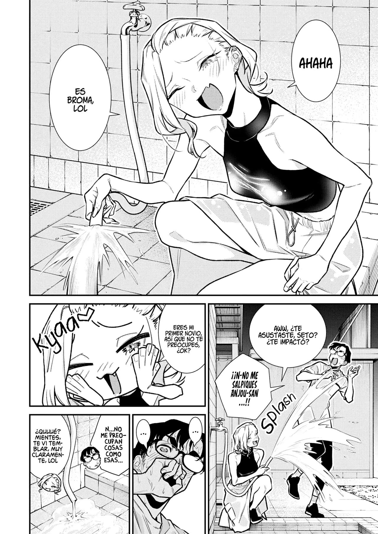 Yancha Gal no Anjou-san Capitulo 178: Anjou-san quiere tomar una ducha página 5