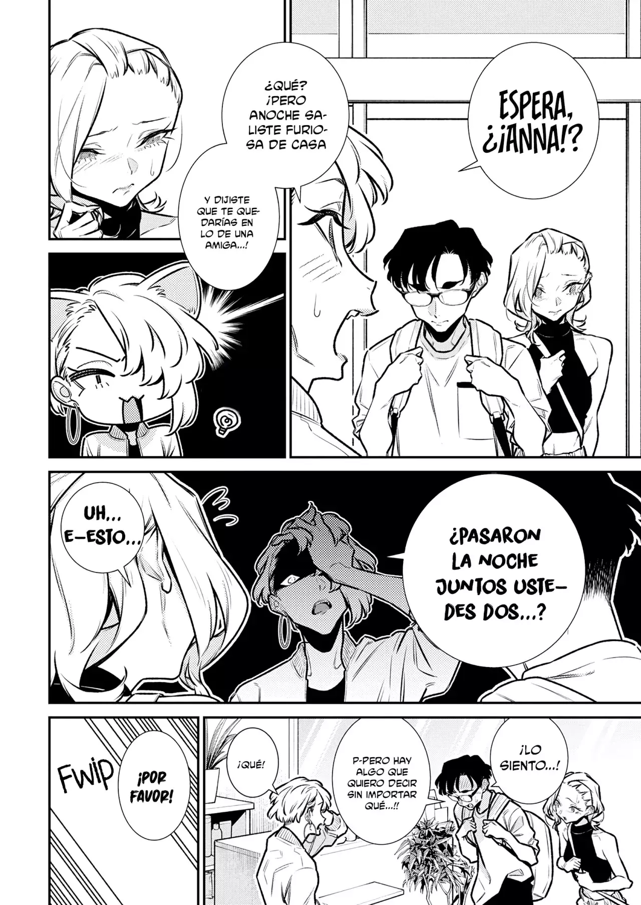 Yancha Gal no Anjou-san Capitulo 185: Anjou-san quiere disculparse página 4