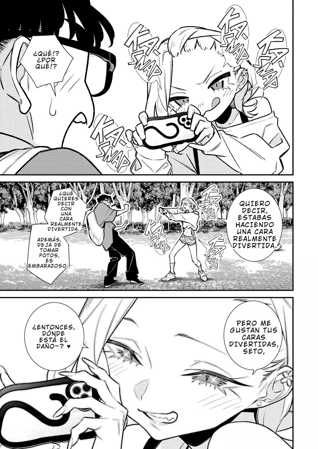 Yancha Gal no Anjou-san Capitulo 201: Las luces brillantes de Seto-kun en el otro lado página 7