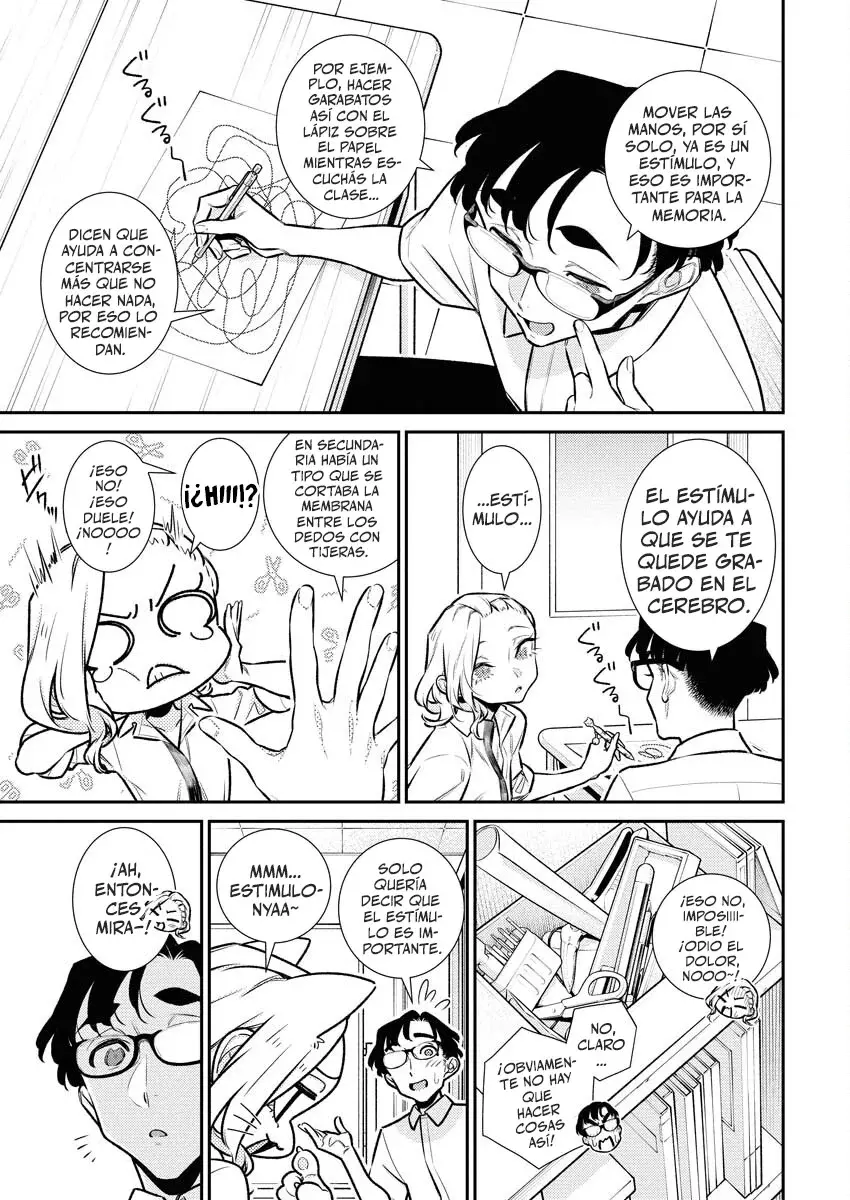 Yancha Gal no Anjou-san Capitulo 203: Anjou-san no puede ir a casa hasta que memorize todo los kanjis (que largo el titulo) página 7