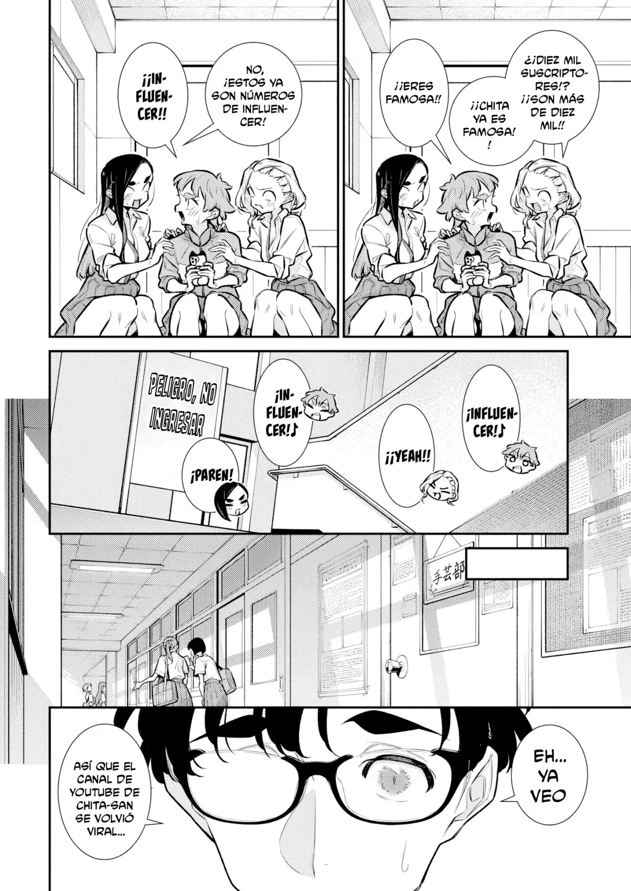 Yancha Gal no Anjou-san Capitulo 204: Chita-san Se Volvió Viral Con Su Video página 8