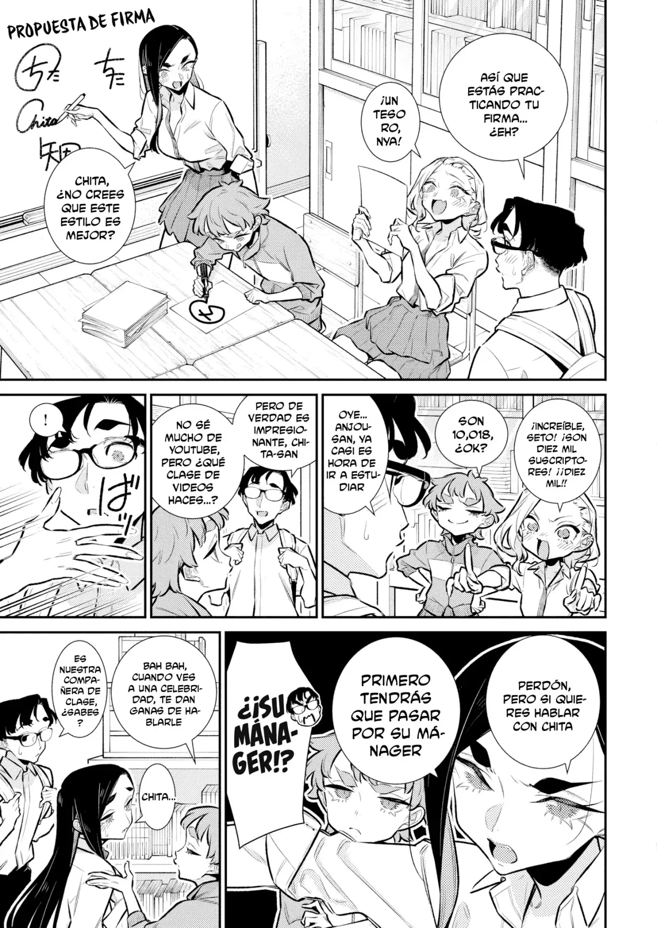Yancha Gal no Anjou-san Capitulo 204: Chita-san Se Volvió Viral Con Su Video página 9