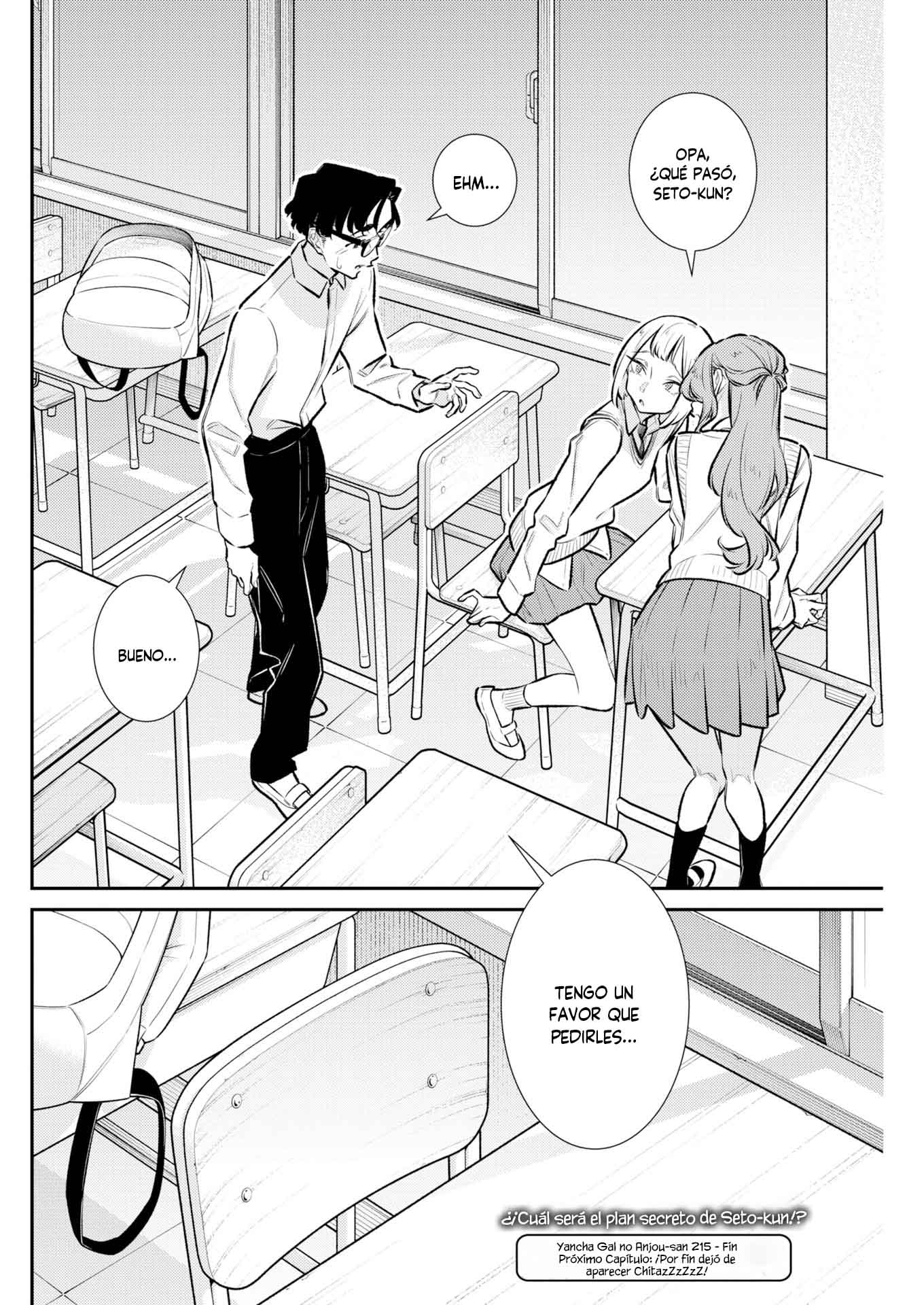 Yancha Gal no Anjou-san Capitulo 220 página 14