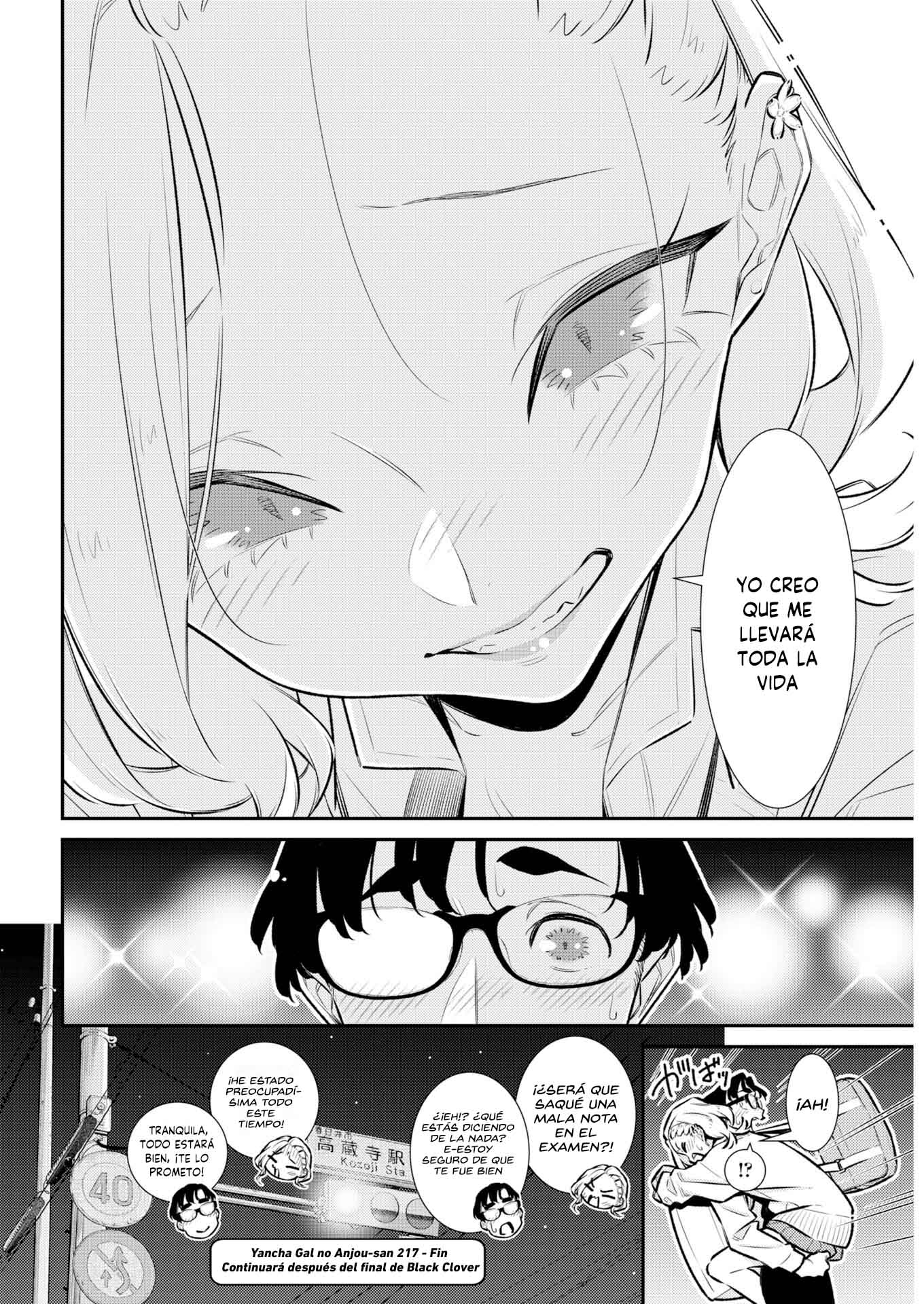 Yancha Gal no Anjou-san Capitulo 222 página 16