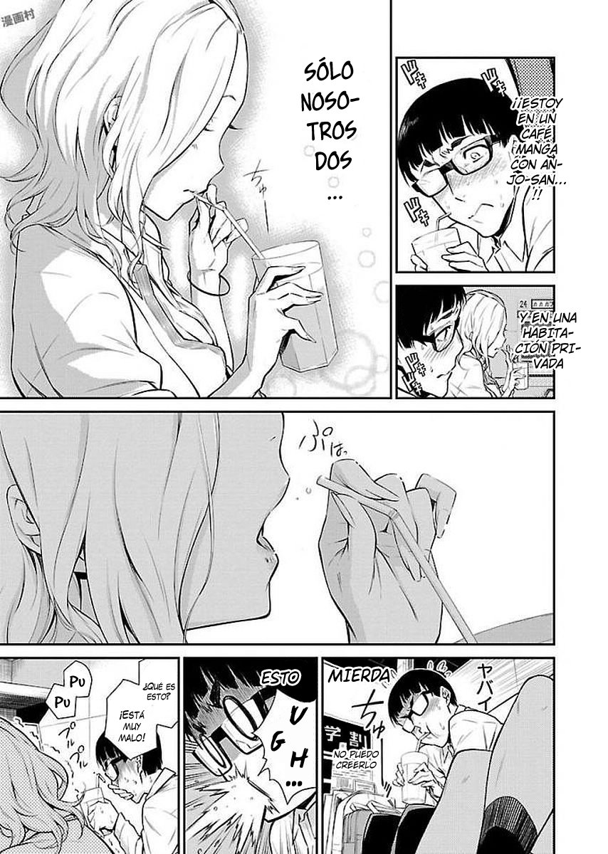 Yancha Gal no Anjou-san Capitulo 4: Anjou-San y el café manga página 6